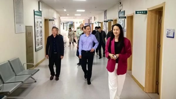 淄博市临淄区精神卫生中心参观学习泰安天辰娱乐医院